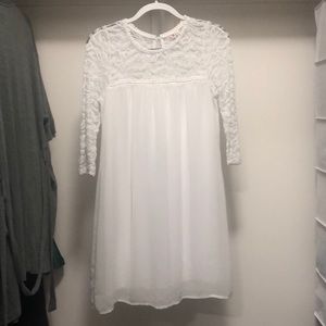 AUW short bridal dress. Only worn once!